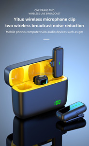 Sx5 6 Mini Microphone giảm tiếng ồn di động phát sóng bài phát biểu dạy hiển thị kỹ thuật số chuyên nghiệp Clip USB Micro không dây - Product Image 4