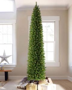 Árboles de Navidad de Imitación Verdes de Alta Calidad, Árboles Delgados en Forma de Lápiz, Árboles de Navidad de PVC - Product Image 4