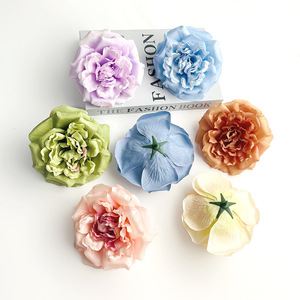 Grande fleur de pivoine artificielle en tissu de 12 cm de diamètre pour décoration de mariage et accessoires pour cheveux DIY - Product Image 2