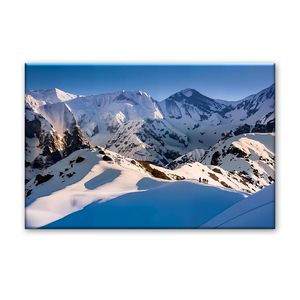 Impression sur toile Panorama des neiges de l'Himalaya 2026 - Art mural panoramique de <span class=keywords><strong>lac</strong></span> alpin <span class=keywords><strong>et</strong></span> de randonneur pour la décoration intérieure - Product Image 2