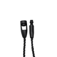 Accessoires vestimentaires 21 cm, stock usine, prix avantageux, cordon en polyester avec boucle de sécurité pour étiquettes volantes