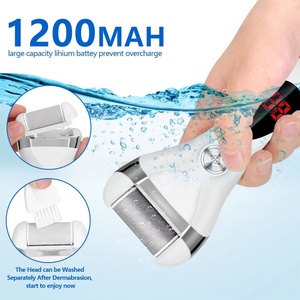 Ponceuse électrique multifonctionnelle portable pour pieds, rechargeable, de qualité supérieure, pour l'élimination des callosités et le nettoyage des pieds - Product Image 3