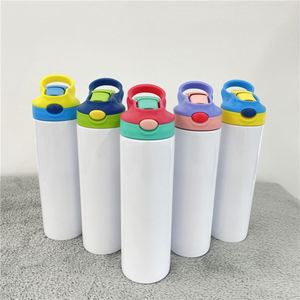 Botella de Agua Infantil de Acero Inoxidable de Doble Pared para Sublimación, 12oz/20oz, con Tapa Antiderrames - Product Image 1