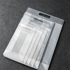 Bolsa Transparente al por Mayor con Fondo Cuadrado y Cierre Ziplock con Muesca de Desgarre para <span class=keywords><strong>Envasado</strong></span> de Té y Alimentos para Mascotas - Product Image 3