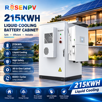 Système de stockage d'énergie solaire hors réseau industriel et commercial 100KW 200KW 215KW 241KW, système de batterie en armoire BESS