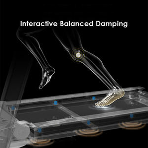 ZHOYA SPORT portátil uso doméstico eléctrico 2.0HP actualización cinta de correr con máquina de correr de masaje mancuerna hogar Fitness cinta de correr - Product Image 3