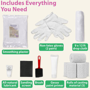 Décor de pépinière attend mamans souvenir <span class=keywords><strong>luna</strong></span> haricot plâtre moule bébé grossesse ventre coulée kit - Product Image 6