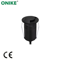 Lampu Taman LED RGB Terpendam Aluminium Tahan Air IP67 55mm 2.5W, Lampu Sorot Dinding Tangga, CRI Tinggi 90