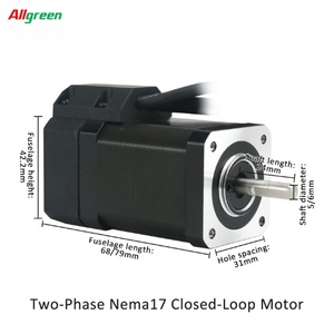 ชุดควบคุมมอเตอร์สเต็ปเปอร์ 4 แกน DC24V~50V1.2A 1000PPR 0.48/0.72N.m 2 เฟส Nema17 พร้อมชุดไดรเวอร์มอเตอร์สเต็ปเปอร์แบบวงปิด - Product Image 5