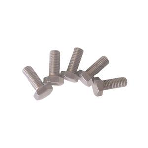 בורג פלדה מגולוון GB30, קצה גדול קצה קטן, גוף קצר, חצי הברגה, פלדת פחמן, דרגה 4.8, תוצרת סין - Product Image 1