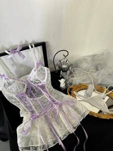 Encaje ahueca hacia fuera caliente Teddy Dessous Romántico Feminina Body de encaje Ropa interior sexy para mujer Vestido de lencería - Product Image 5