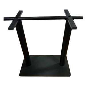 Base de <span class=keywords><strong>table</strong></span> à double tube robuste Support durable pour tables à manger commerciales à domicile - Product Image 1