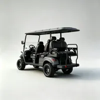 Buggy électrique haute performance 6 places alimenté au lithium, vente en gros directe d'usine pour clubs de golf et propriétés privées