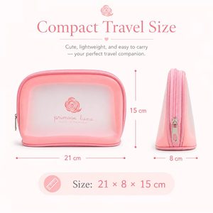 Waterproof <b>Makeup</b> <b>Storage</b> Bag Clear Window Toiletry Pouch Custom Logo Beauty Organizer Bulk Wholesale Supplier - Product Image 5