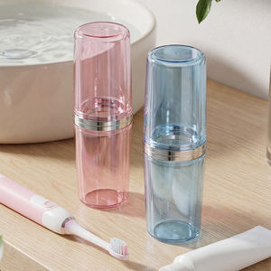 Kit <span class=keywords><strong>de</strong></span> Vaso <span class=keywords><strong>para</strong></span> Enjuague Bucal Ligero y Duradero, Portacepillos <span class=keywords><strong>de</strong></span> Dientes <span class=keywords><strong>de</strong></span> Plástico PP <span class=keywords><strong>para</strong></span> Viaje, Caja <span class=keywords><strong>de</strong></span> Almacenamiento <span class=keywords><strong>para</strong></span> Pasta <span class=keywords><strong>de</strong></span> Dientes - Product Image 1