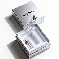 Boîte en carton ondulé de luxe de haute qualité de 3 ml pour flacon en verre, boîte de stockage de peptides pour médicaments liquides