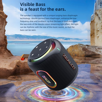 Speaker Zealot M1 Grosir dengan Lampu LED RGB untuk Speaker 30W, Bertenaga Baterai Plastik untuk Home Theatre & Penggunaan Luar Ruangan.
