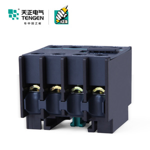 Contactor auxiliar Tengen F1-13 4P NC NO, bloque de contactos para contactores de la serie TGC1 - Product Image 2