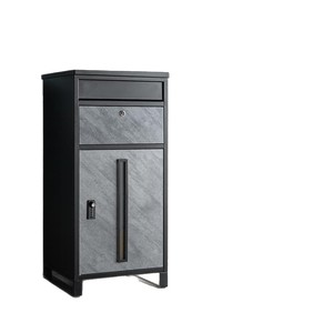 Armario de Almacenamiento Tibio 950x520x510mm Metálico Negro con Cerradura para Almacenamiento de Paquetes - Product Image 1