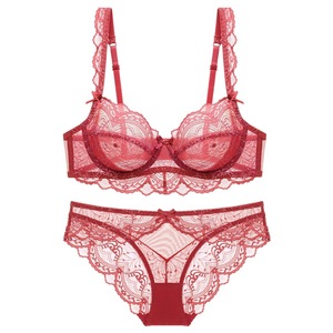 Nuovo Set di Lingerie Sexy per Donne Mature, Completo Intimo Trasparente a Due Pezzi con Reggiseno Balconette e Slip - Product Image 2