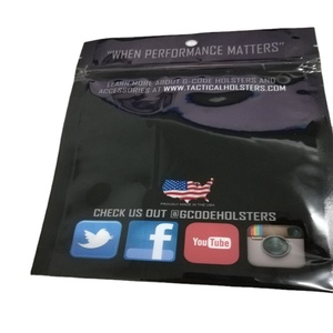 ที่กำหนดเอง Mylar เคลือบสีดำแพคเกจยืนขึ้นกระเป๋า/อลูมิเนียมฟอยล์บรรจุภัณฑ์ถุงซิปล็อค/Doypack - Product Image 3