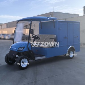 Carro de Carga Eléctrico ZOWN con Certificación CE, 3-4 Asientos, Velocidad Máxima de 30-50 km/h, Alcance de 90 km, Estructura de Acero, Color Azul - Product Image 2