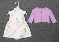 Vêtements pour filles en gros, robe de princesse 2 pièces, robe sans manches pour enfants, vente chaude, vêtements d'été pour enfants, robe pour bébé fille