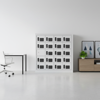Fabricant chinois de casiers de recharge intelligents industriels personnalisables à 20 baies, avec alimentation électrique PD 5W pour ordinateurs portables