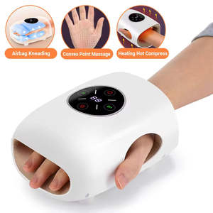 Custom Logo High Quality Foldable Pain Relieve Hand <b>Massage</b> Equipment Air Compression Heat Cordless Palm <b>Finger</b> CE ROHS FCC - Product Image 2
