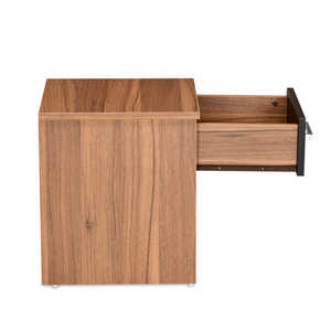 Modern Solid <b>Oak</b>/Walnut Wood Handmade Customizable Nightstand & <b>Bedside</b> <b>Cabinet</b> for Bedroom and Living Room Home Furniture - Product Image 3