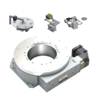Plateforme rotative creuse avec réducteurs de vitesse, table d'indexage rotative servo haute vitesse pour bras robotique, équipement industriel CNC