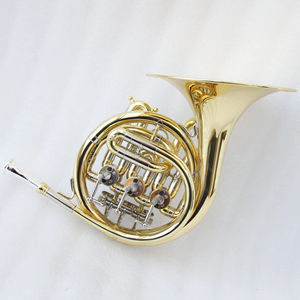 Corno Francese Piccolo di Alta Qualità in Ottone Giallo, Accordatura in Sib, Produzione OEM, Corno Francese per Bambini - Product Image 2