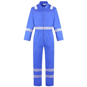 מכירה לוהטת גבוהה Vis 100% כותנה אחיד Workwear עובדי קלטות רעיוני עבודה כולל חליפת אבטחה סרבל למבוגרים