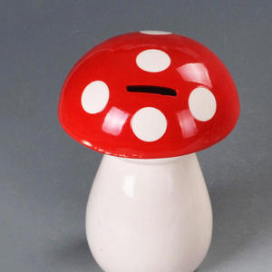 Tirelire en céramique en forme de champignon pour enfants, décoration de chambre, vente en gros - Product Image 4