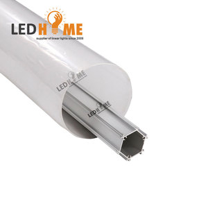 APR76 Luminaire suspendu rond à 360 degrés Profil de tube <span class=keywords><strong>LED</strong></span> en aluminium avec bande <span class=keywords><strong>LED</strong></span> RVB pour l'éclairage des cafés - Product Image 1