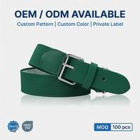 Ceinture de baseball en gros pour le sport sur le terrain, avec quincaillerie métallique antirouille, pour les finales de championnat et l'entraînement en extérieur