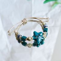 Jingdezhen Bracelet tissé en céramique haut de gamme pour femmes à la mode nouveau Style littéraire chinois meilleur ami Mori ancien cadeau de corde à la main