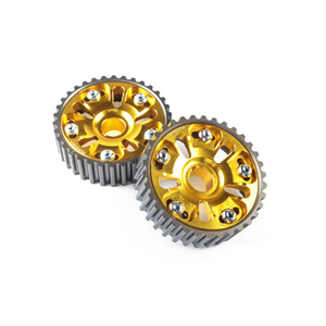 Honda Civic B16A B18C Timing Belt <b>Pulley</b> Aluminum Alloy Gold Black Red Blue Retrofit Upgrade Part BPU003 - Product Image 3