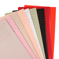 Papier d'emballage floral épais et résistant à l'humidité pour bouquets de fleurs, style minimaliste, pour la Saint-Valentin et les anniversaires