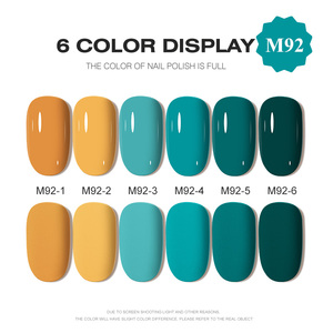 AILANUO Private Label Hema Free VEGAN Gel Polish Set 6 colores con paquete único Diseño de caja Suministro de uñas Salón Uv Gel OEM Botellas - Product Image 2