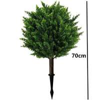 Nouvelles boules de topiaire artificielles en eucalyptus JFD résistantes aux UV pour décoration extérieure de porche, arbres et arbustes verts élégants pour véranda