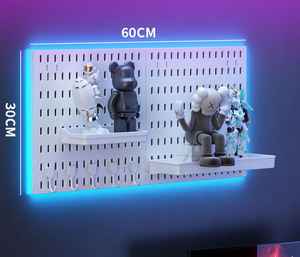 Pannelli Organizer da parete Pegboard <span class=keywords><strong>Display</strong></span> Pegboard da parete con montaggio a parete pioli organizzatore e deposito con accessori per il gioco - Product Image 4