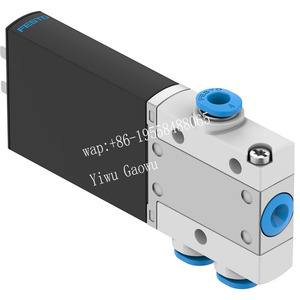 Válvula Direccional Original Festos MHE2-M1H-3/2G-M7-K 196132 de 2/3 Vías, Tipo NC, Puerto M7, Montaje en Cable - Product Image 1