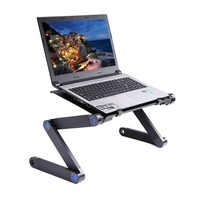 Support de bureau pliable réglable portable en alliage d'aluminium à 360 degrés pour ordinateur portable/ordinateur portable