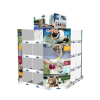 Présentoir en carton produit pour animaux de compagnie chien chat magasin boutique nourriture jouet présentoir pour magasin de détail