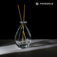 Bouteille diffuseur de parfum en verre sérigraphié de 180 ml/200 ml, de qualité supérieure, pour la décoration intérieure