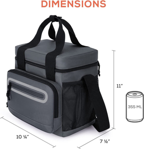 Custom Eco Insulated Picnic Lunch <strong>Bag</strong> <strong>Cool</strong> <strong>Bag</strong> Travel Food Storage Lunch Box <strong>for</strong> Packing <strong>Ice</strong> <strong>Blocks</strong>/<strong>bag</strong> - Product Image 3