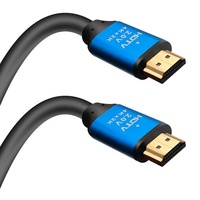 Câble HDMI 2.0 Ethernet plaqué or de qualité supérieure 4K 8K 30HZ 60Hz Mâle-Mâle pour Ordinateur Portable Moniteur PS5 PS4 Xbox - Emballé pour Usage Domestique