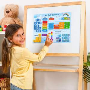 Tableau de récompense magnétique du jour Calendrier magnétique des jours de la <span class=keywords><strong>semaine</strong></span> Outils éducatifs pour les enfants en classe préscolaire - Product Image 2