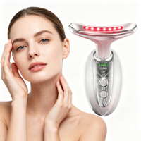 Appareil de beauté vibrant USB portable populaire pour usage domestique, lifting du visage et du cou, anti-rides, raffermissement de la peau, soins personnels pour femmes